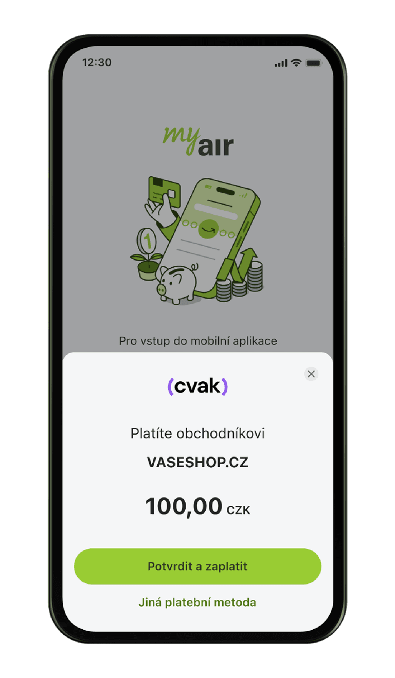 Platba jedním klikem v mobilu