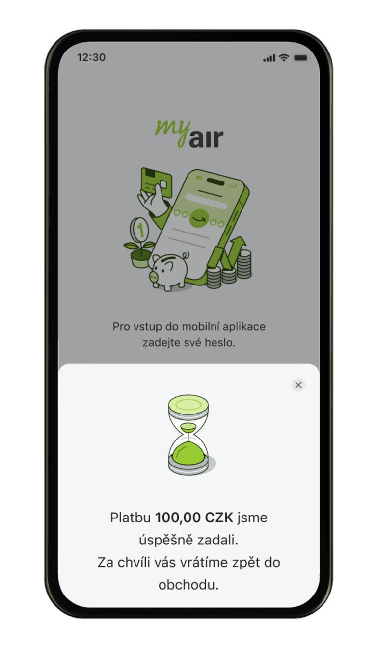 Platba jedním klikem v mobilu