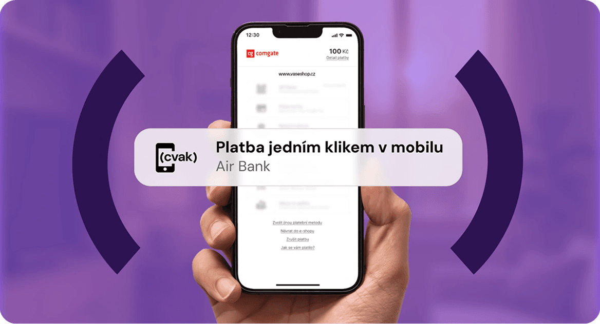 Platba jedním klikem v mobilu