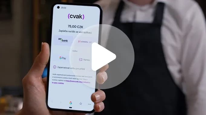 Jednoduché placení pro vás i vaše zákazníky