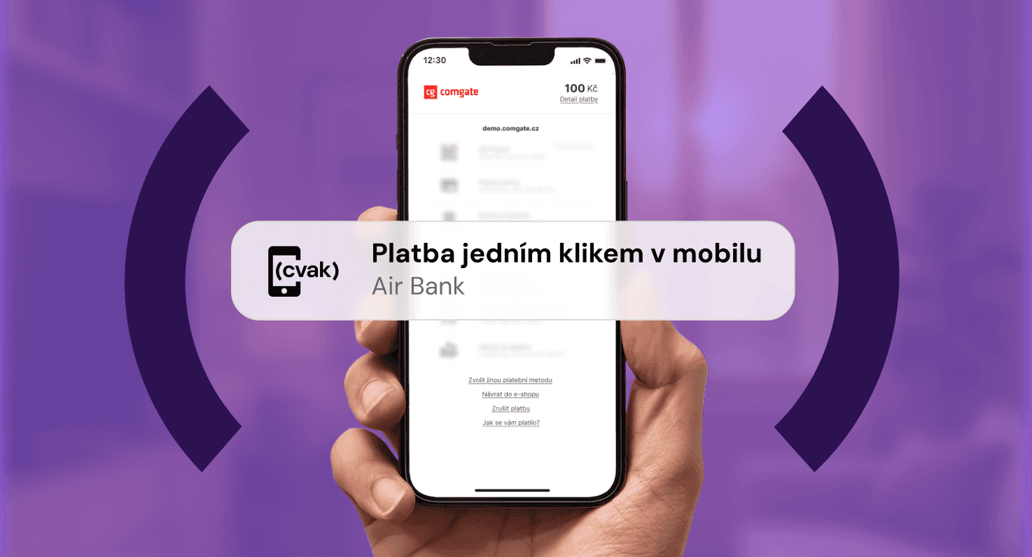 Platba jedním klikem v mobilu